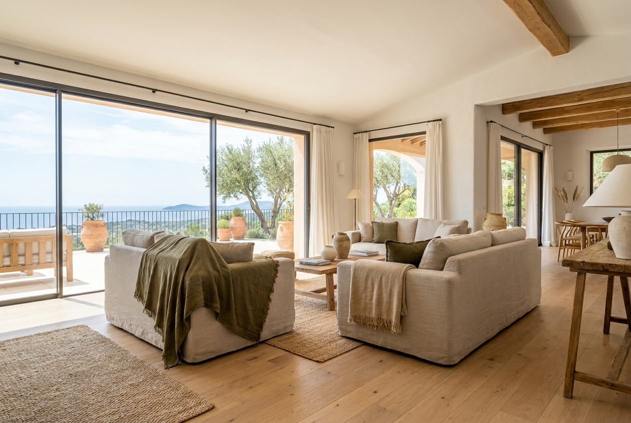 Attique avec solarium et vue mer à Vallpineda 2